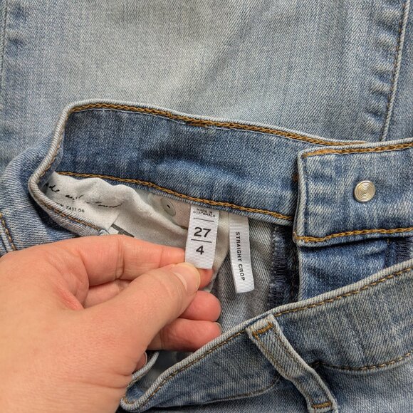 LOFT Sky Blue Cropped Jeans - Picture 6 of 10